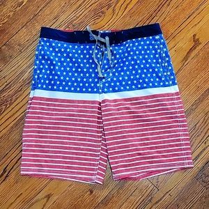 Men's American Flag Swim Trunks